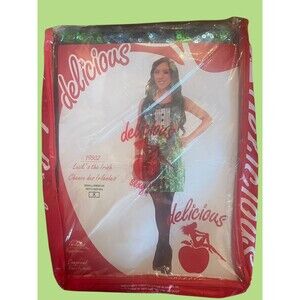 Delicious Sequin Luck O' The Irish Halloween Costume Adullt Size S/M Dress NEW